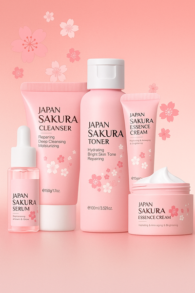 Maison de Daly | Hydrating & Moisturizing 5-Piece Skincare Set by Japan Sakura