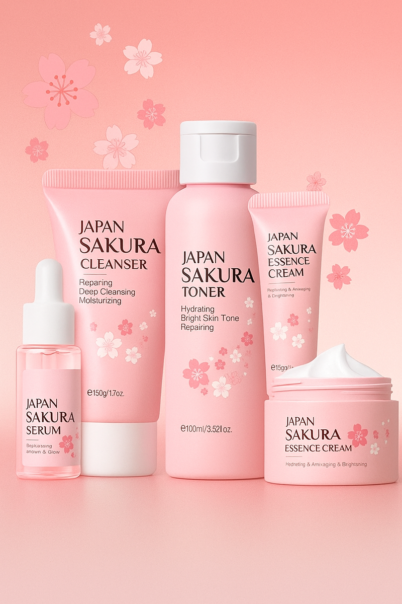 Maison de Daly | Hydrating & Moisturizing 5-Piece Skincare Set by Japan Sakura